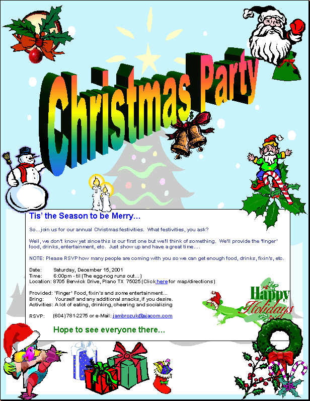 My Christmas party